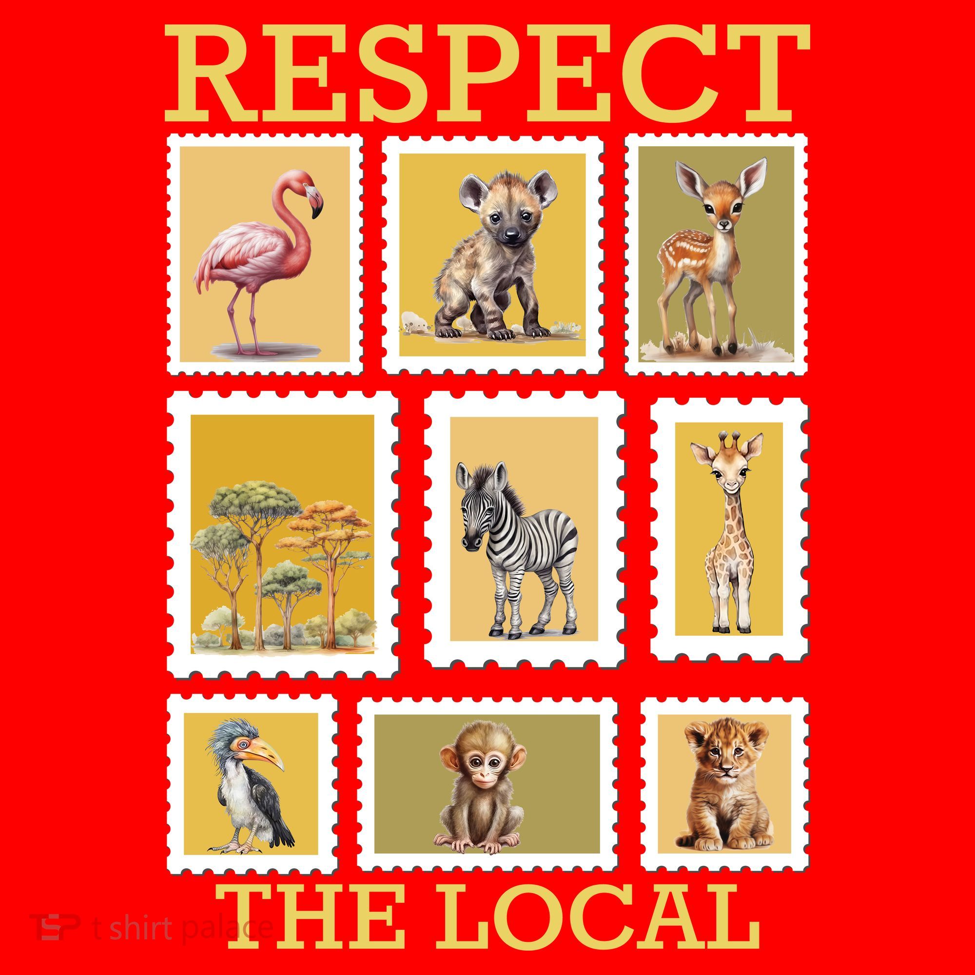 Respect The Local Animals Wildlife Nature Santa Hat