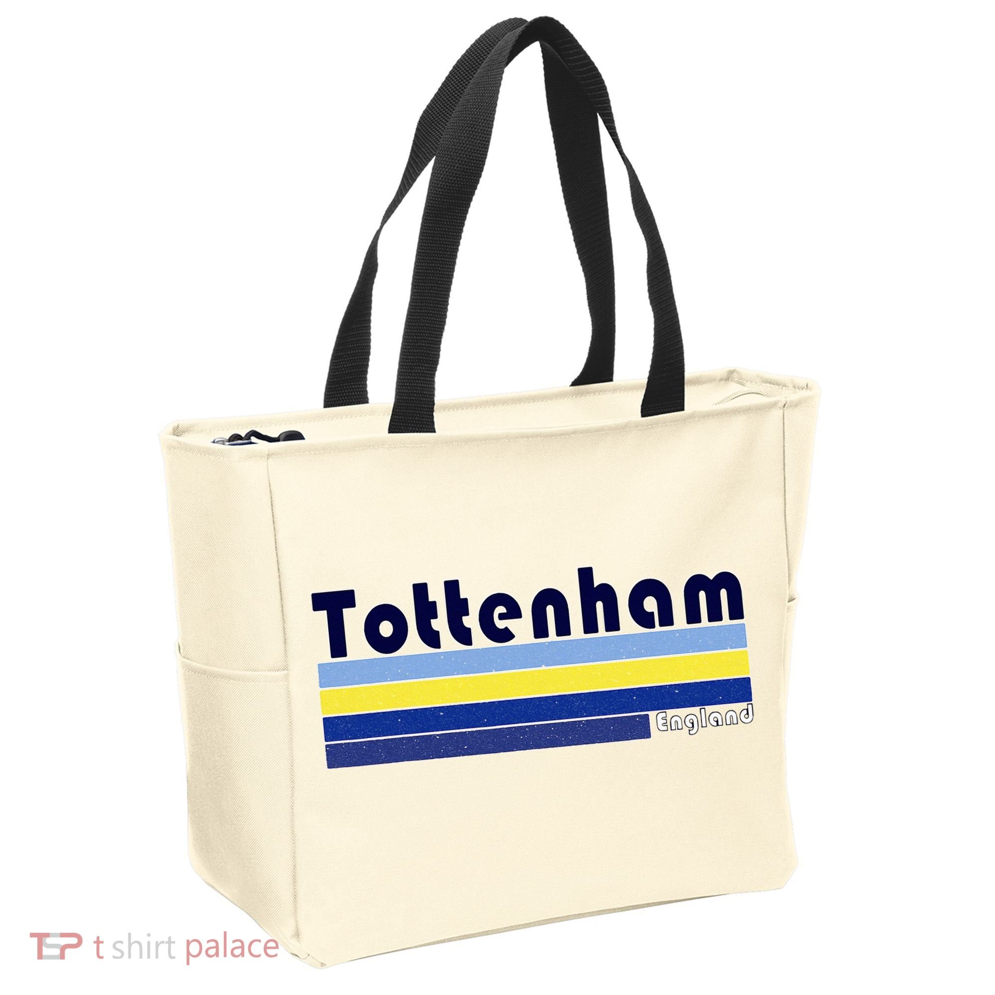 Retro Tottenham London Tote Bag