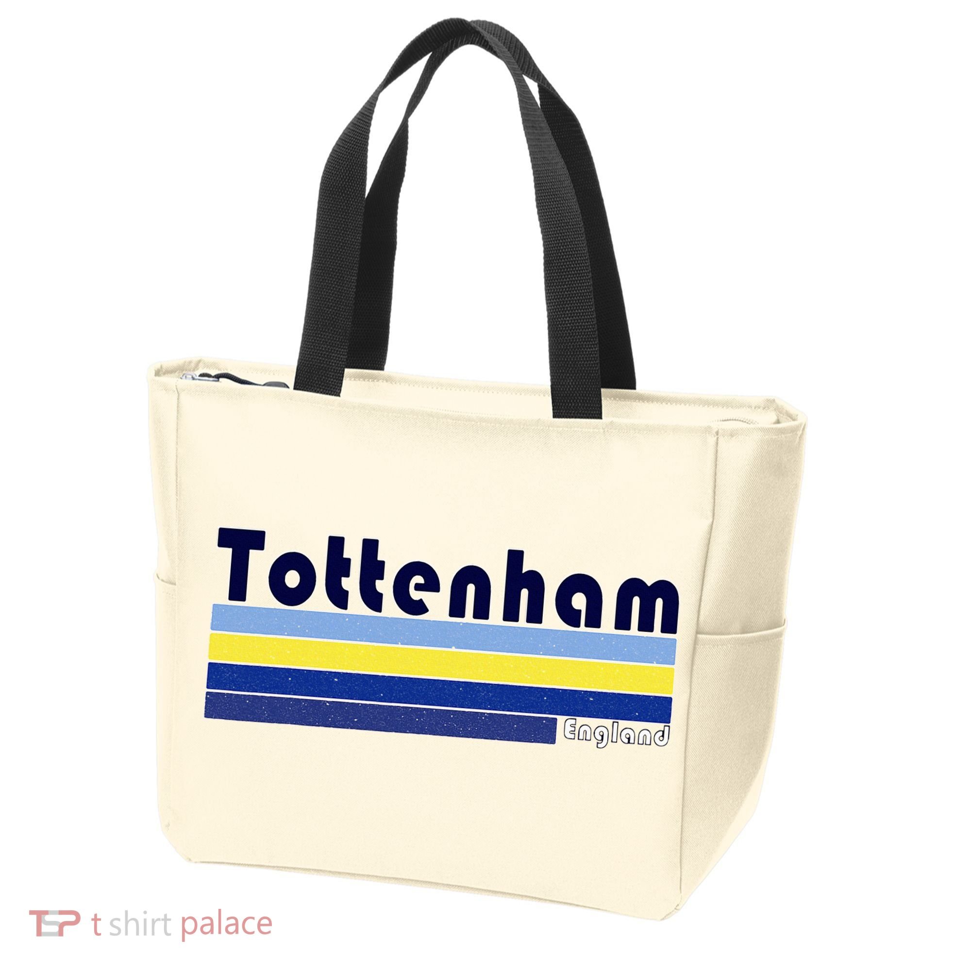 Retro Tottenham London Tote Bag