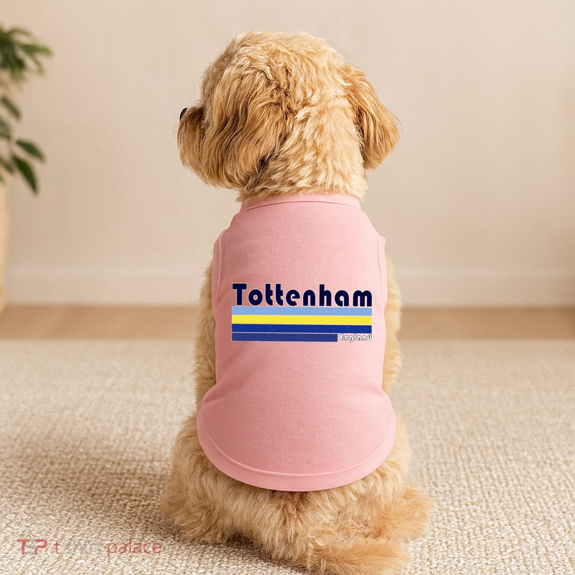 Retro Tottenham London Doggie Tank