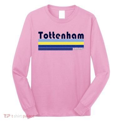 Retro Tottenham London Long Sleeve Shirt