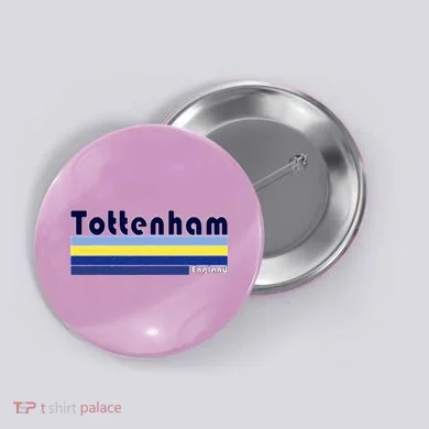 Retro Tottenham London Button