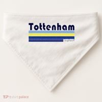 Retro Tottenham London USA-Made Doggie Bandana thumb 0