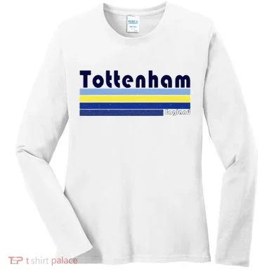 Retro Tottenham London Women's Long Sleeve Shirt