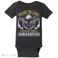 Raise The Lord Pass The Ammunition Baby Bodysuit thumb 0