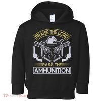 Raise The Lord Pass The Ammunition Toddler Hoodie thumb 0