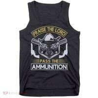 Raise The Lord Pass The Ammunition Tank Top thumb 0