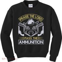 Raise The Lord Pass The Ammunition Kids Sweatshirt thumb 0