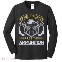 Raise The Lord Pass The Ammunition Kids Long Sleeve Shirt thumb 0