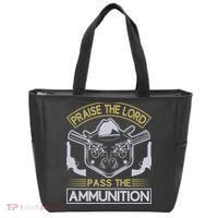 Raise The Lord Pass The Ammunition Tote Bag thumb 0