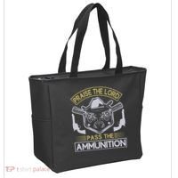 Raise The Lord Pass The Ammunition Tote Bag thumb 2