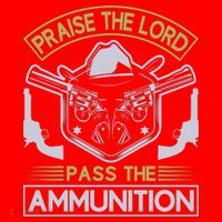 Raise The Lord Pass The Ammunition Santa Hat thumb 1