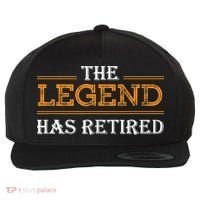 Retired The Legend Has Retired Wool Snapback Cap thumb 0
