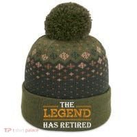 Retired The Legend Has Retired The Baniff Cuffed Pom Beanie thumb 0