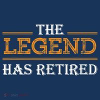 Retired The Legend Has Retired Mousepad thumb 1
