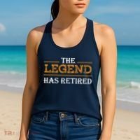 Retired The Legend Has Retired Women's Tank Top thumb 2