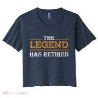 Retired The Legend Has Retired Women's Crop Top Tee thumb 0