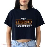 Retired The Legend Has Retired Women's Crop Top Tee thumb 2