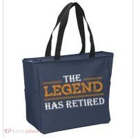 Retired The Legend Has Retired Tote Bag thumb 2