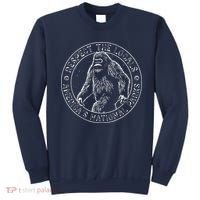 Respect The Locals Bigfoot Sasquatch American National Parks Sweatshirt thumb 0