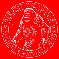 Respect The Locals Bigfoot Sasquatch American National Parks Santa Hat thumb 1