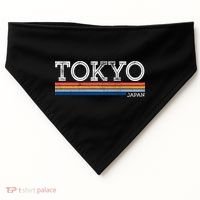 Retro Tokyo Logo USA-Made Doggie Bandana thumb 0