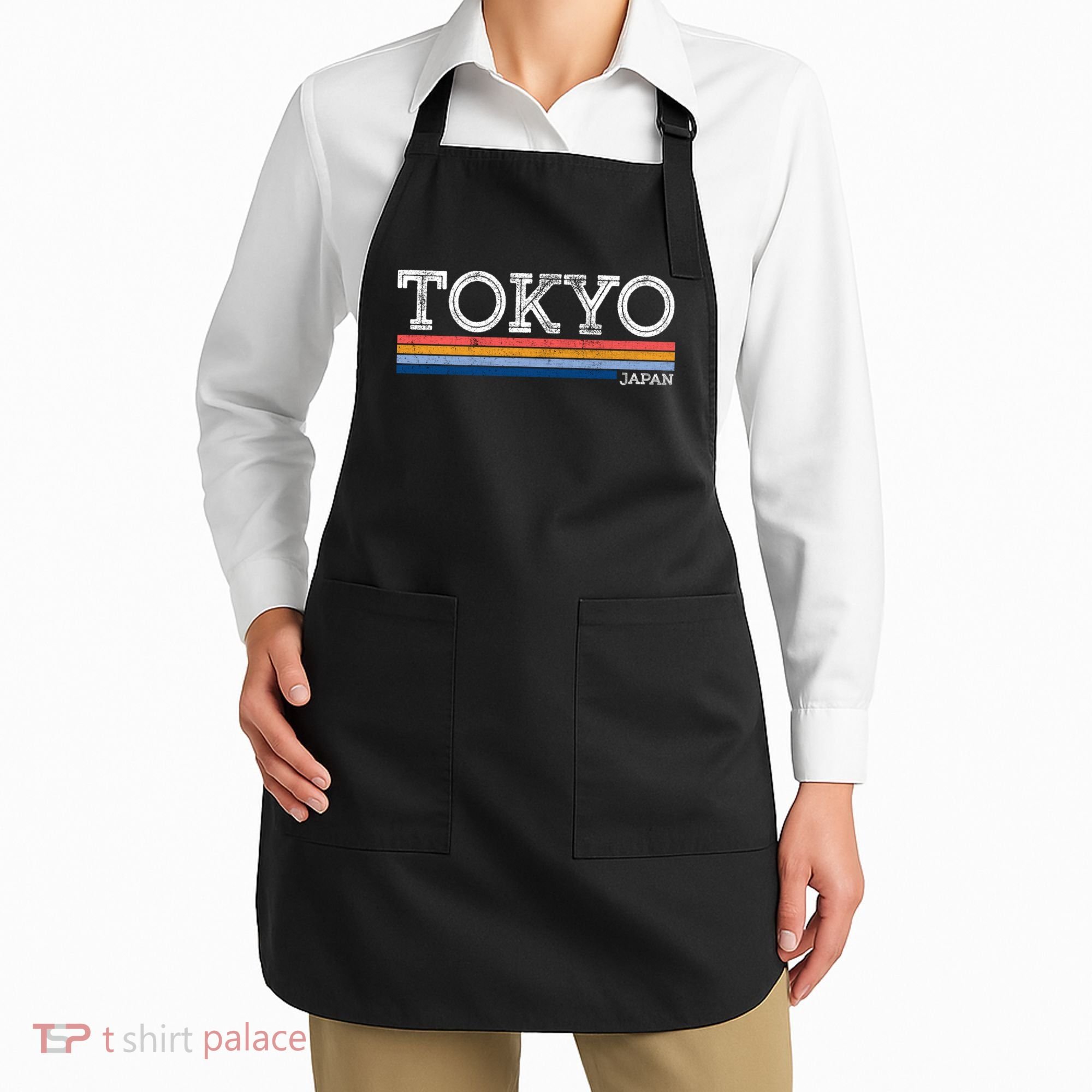 Retro Tokyo Logo Apron
