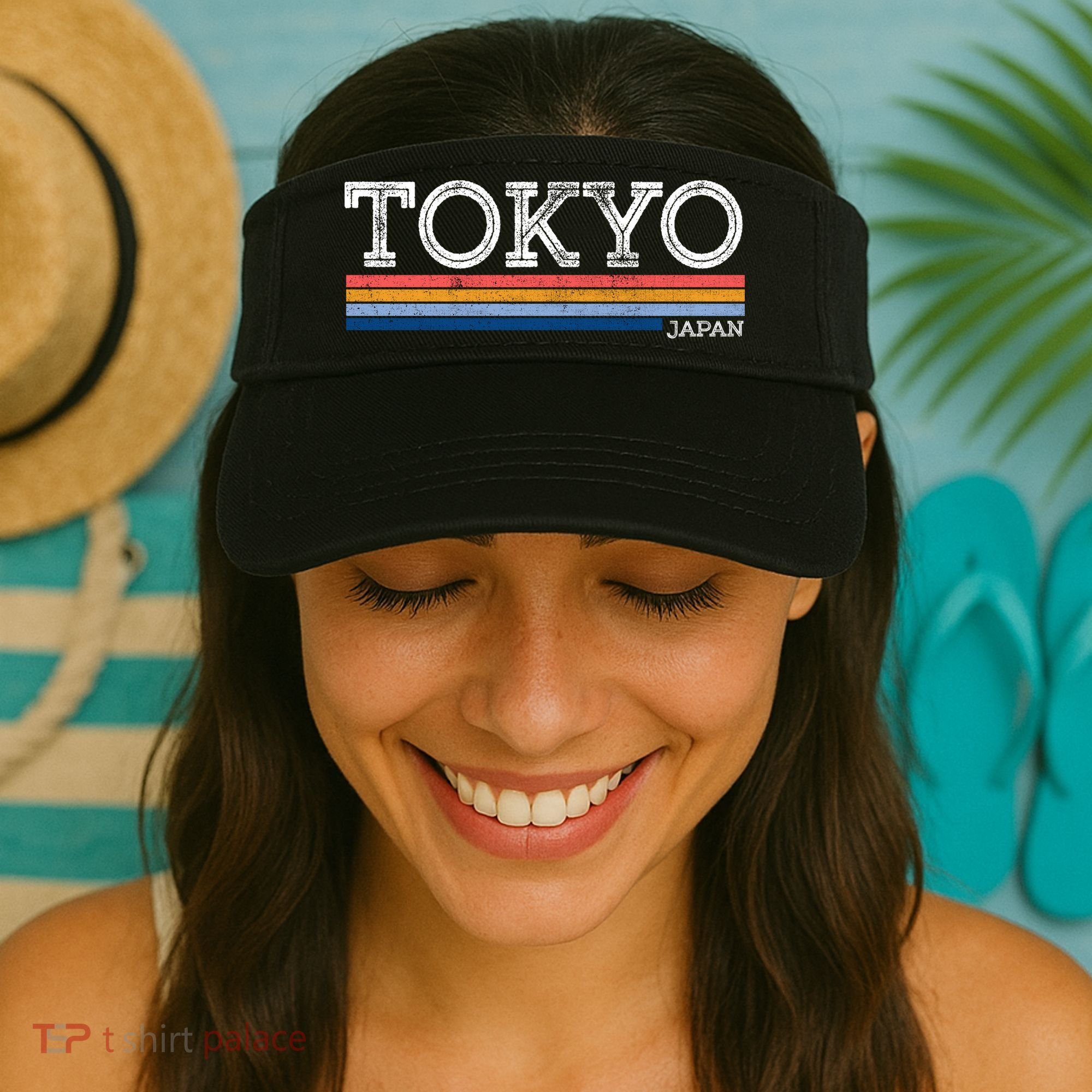Retro Tokyo Logo Visor