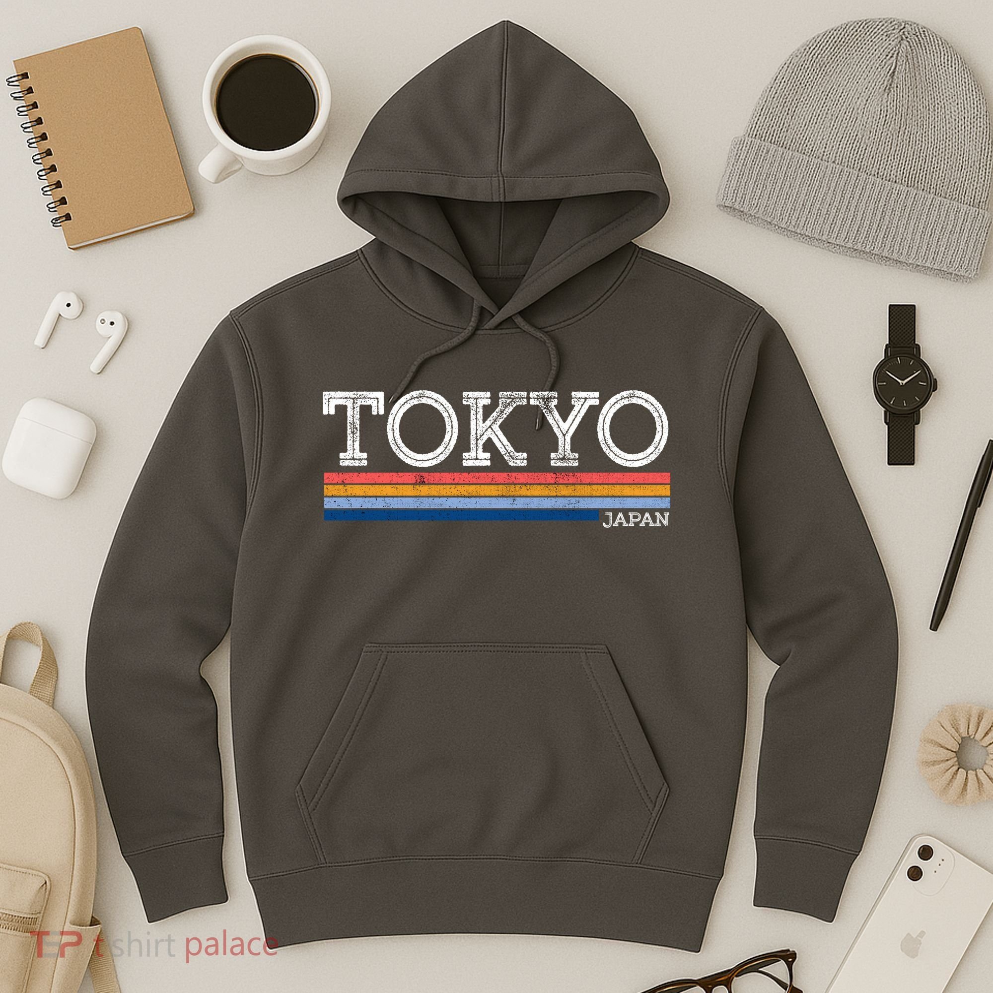 Retro Tokyo Logo Hoodie