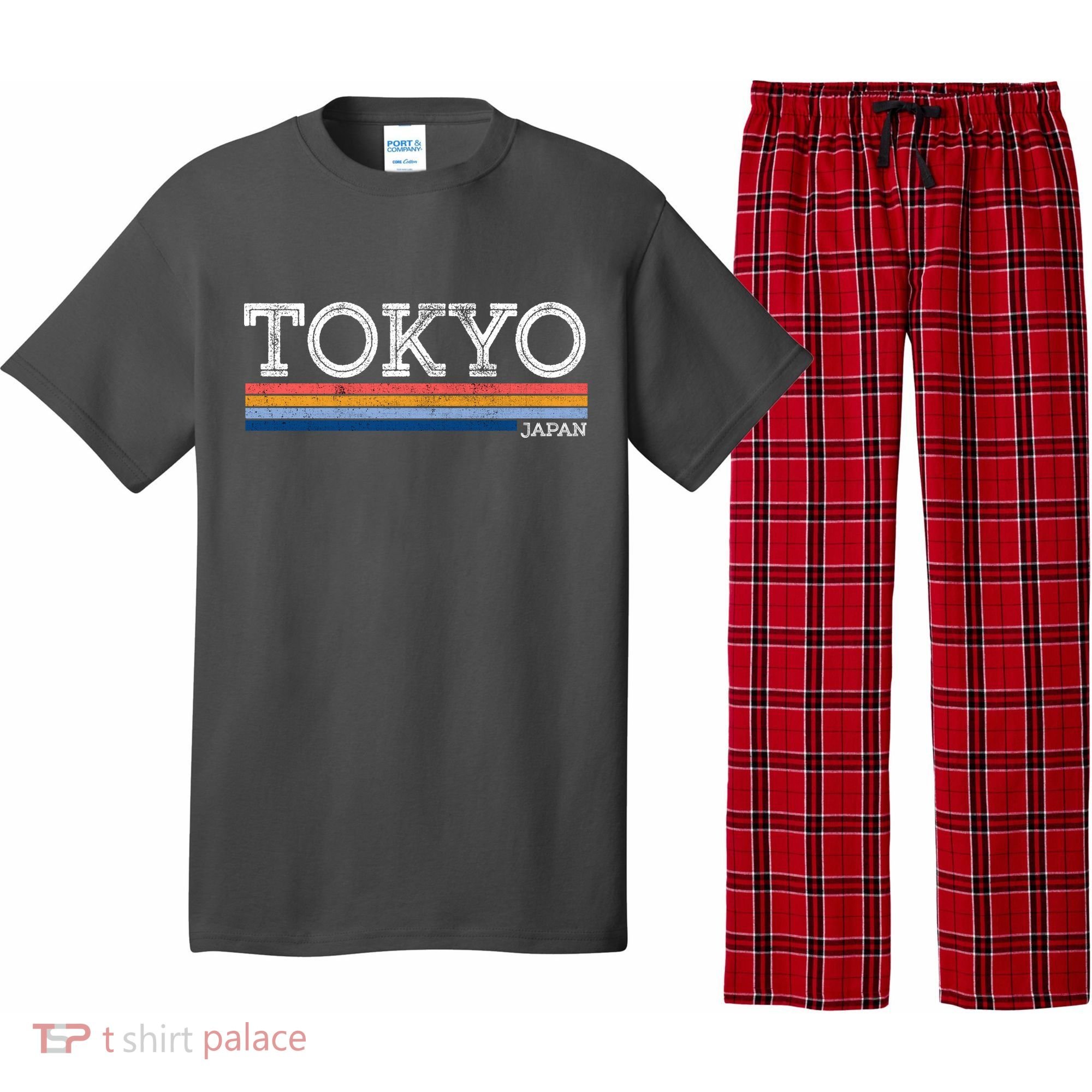 Retro Tokyo Logo Pajama Set