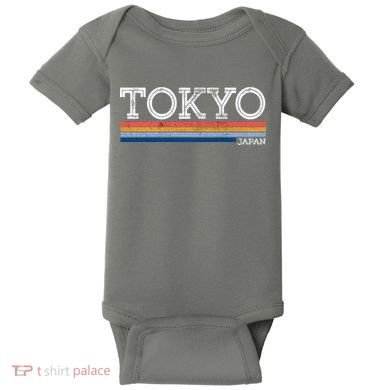 Retro Tokyo Logo Baby Bodysuit