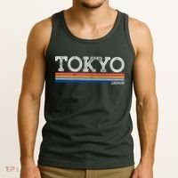 Retro Tokyo Logo Tank Top thumb 3