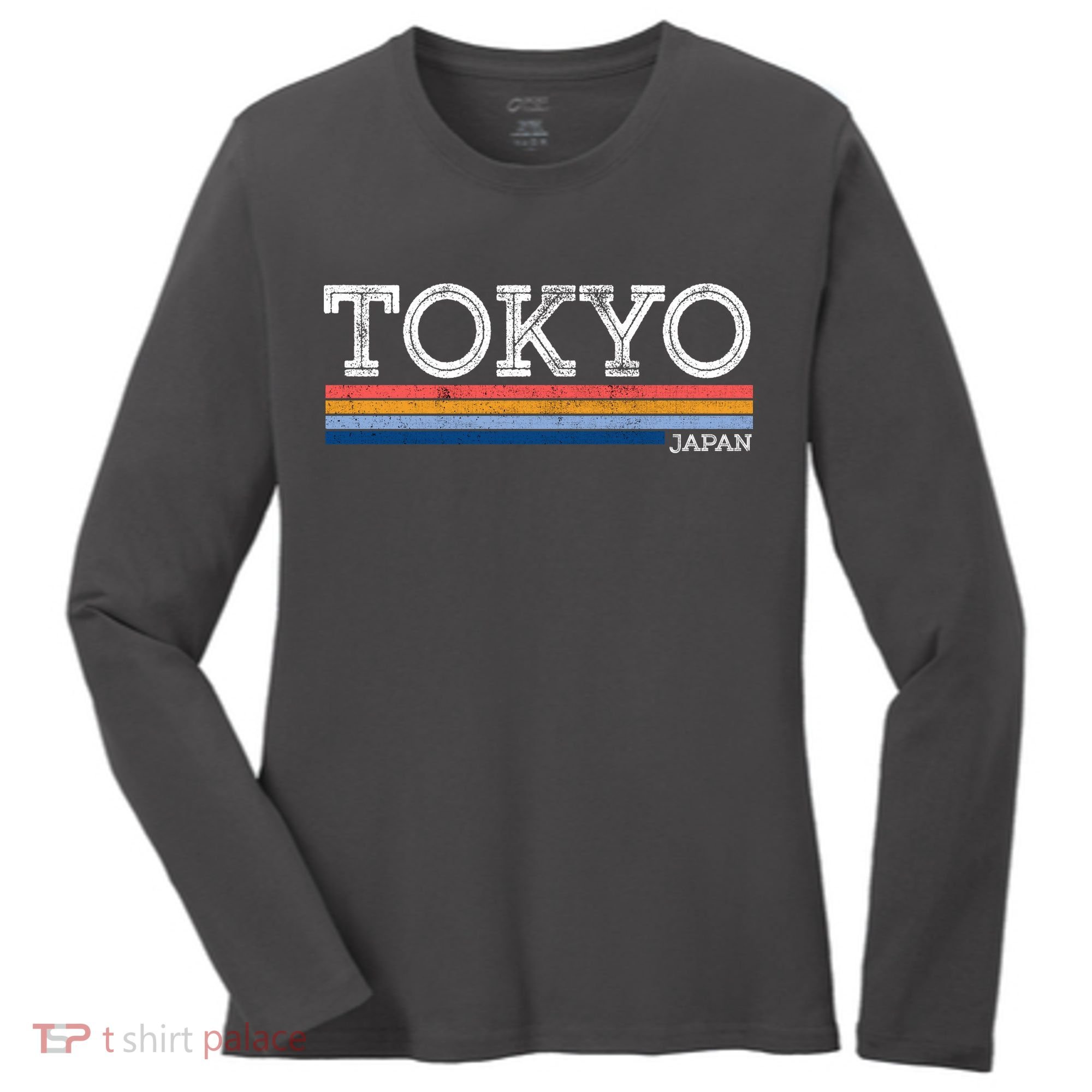 Retro Tokyo Logo Women's Long Sleeve Shirt