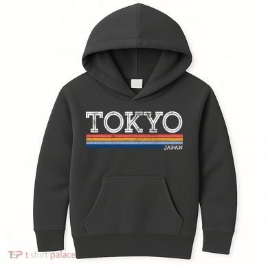 Retro Tokyo Logo Kids Hoodie