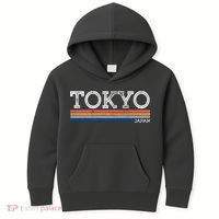 Retro Tokyo Logo Kids Hoodie thumb 0