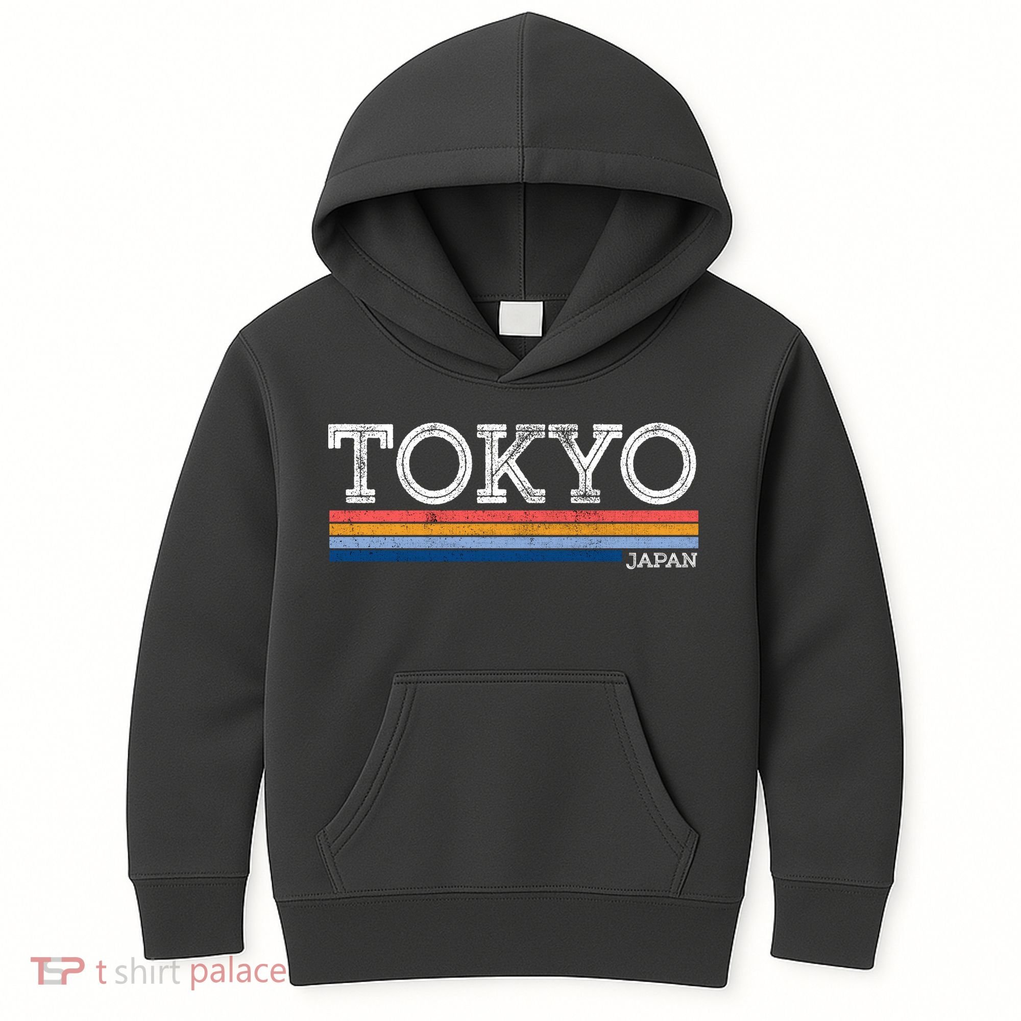 Retro Tokyo Logo Kids Hoodie
