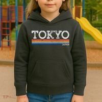 Retro Tokyo Logo Kids Hoodie thumb 3