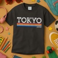 Retro Tokyo Logo Kids T-Shirt thumb 3