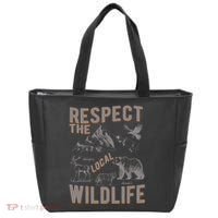 Respect The Local Wildlife Tote Bag thumb 0