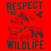 Respect The Local Wildlife Santa Hat thumb 1