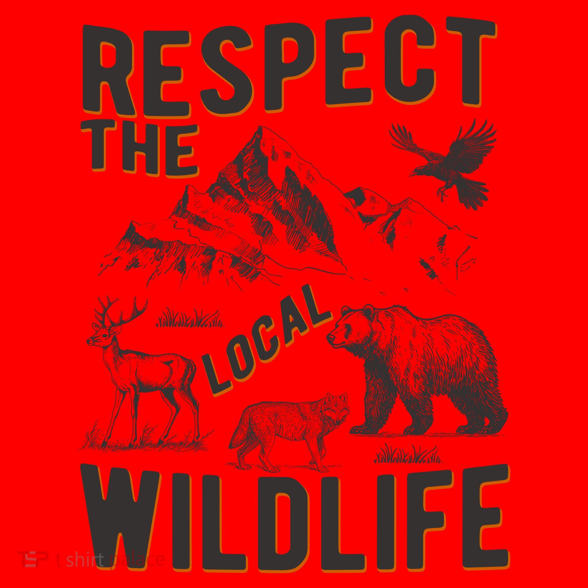 Respect The Local Wildlife Santa Hat