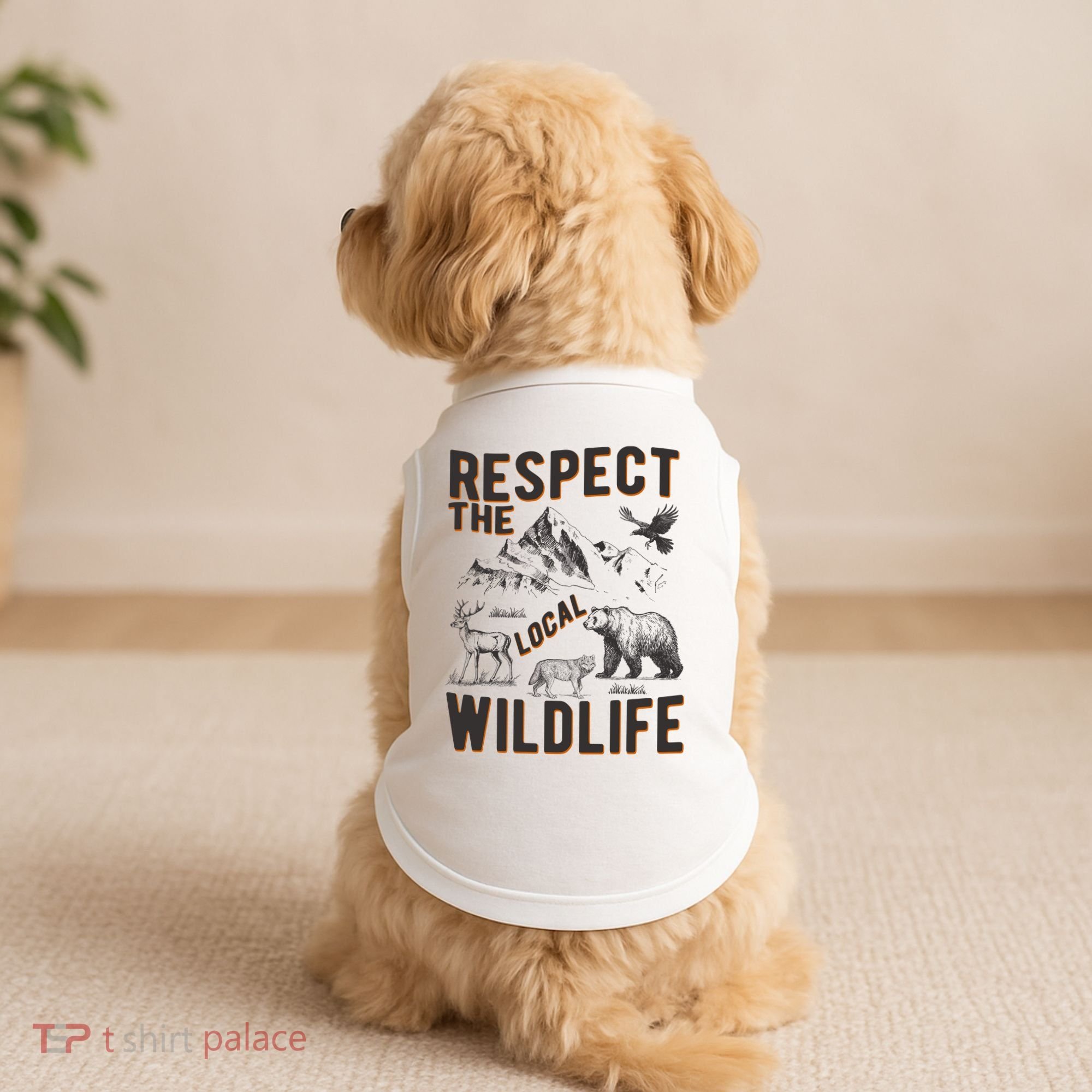 Respect The Local Wildlife Doggie Tank