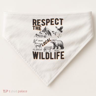 Respect The Local Wildlife USA-Made Doggie Bandana