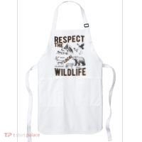 Respect The Local Wildlife Apron thumb 0