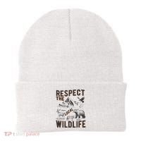 Respect The Local Wildlife Beanie thumb 0