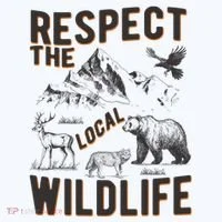 Respect The Local Wildlife Women's Hoodie thumb 2