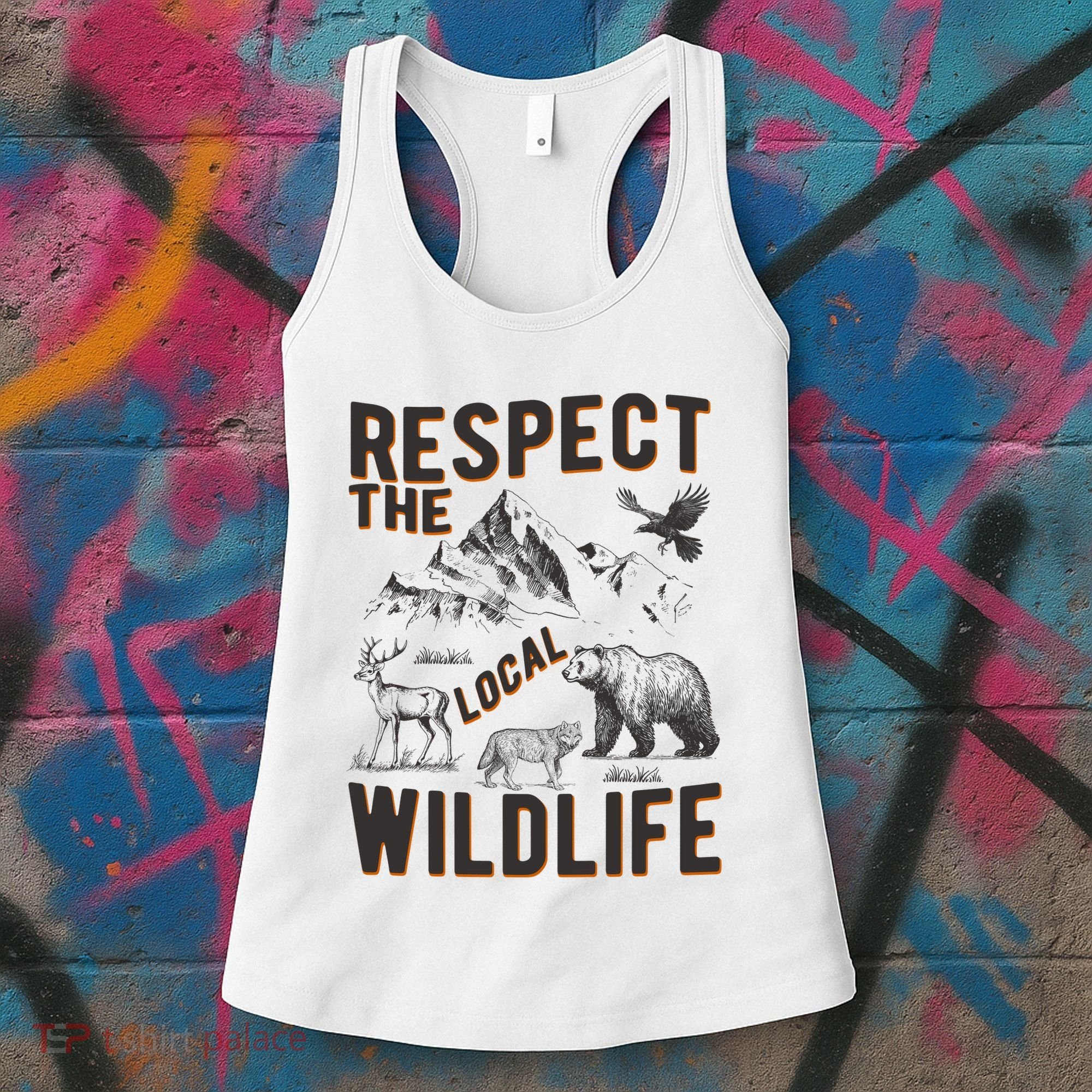 Respect The Local Wildlife Women's Tank Top