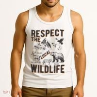 Respect The Local Wildlife Tank Top thumb 3