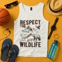 Respect The Local Wildlife Tank Top thumb 4