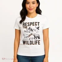 Respect The Local Wildlife Women's T-Shirt thumb 4